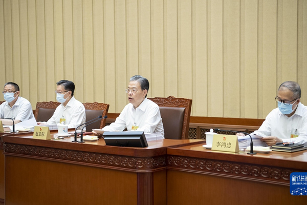 十四届全国人大常委会第三次会议在京举行 赵乐际主持