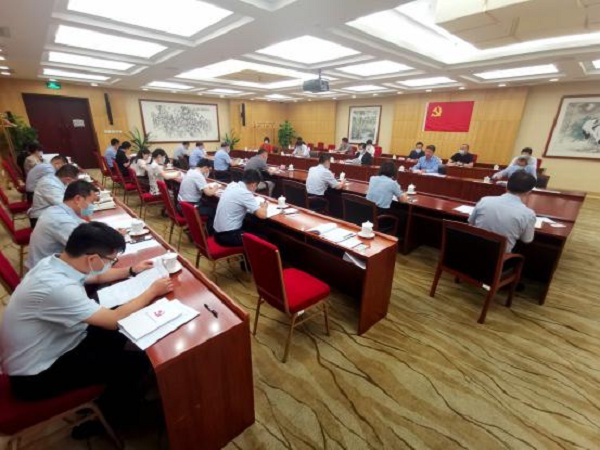 肖捷同志参加预算工委全体党员干部会议 史耀斌同志为预算工委全体党员干部讲专题党课